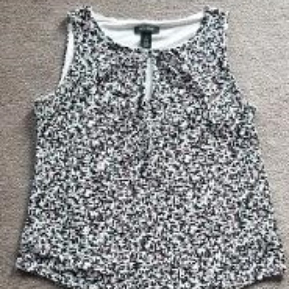 White House Black Market Sleeveless Top, SZ M